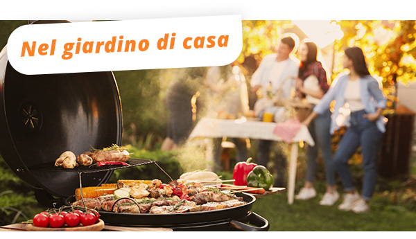 Grigliata nel giardino di casa