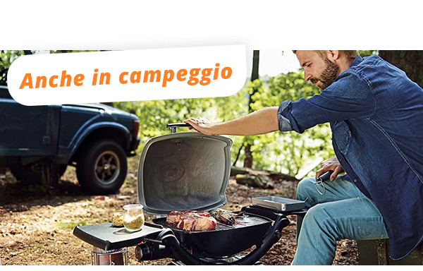 Barbecue anche in campeggio