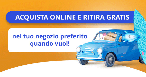 Acquista online e ritira gratis in negozio