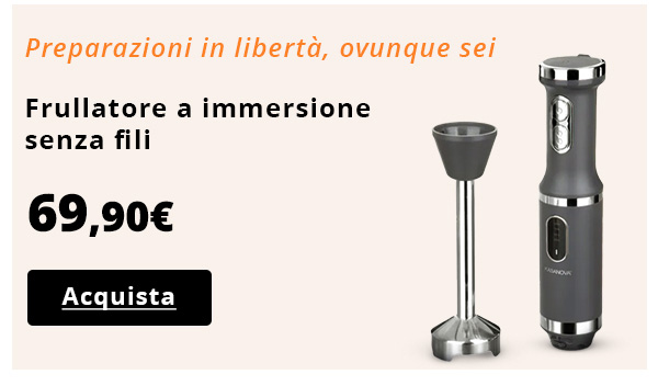 Frullatore a immersione senza fili