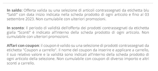 Condizioni legali promozioni